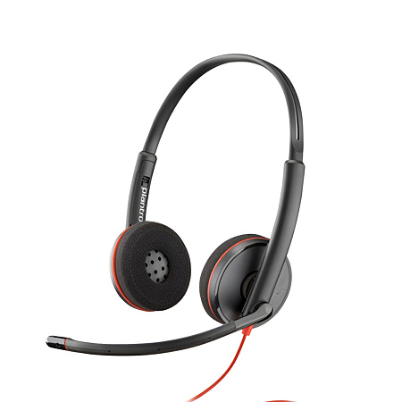 Plantronics Blackwire C3220 Headset USB-C, Black Plantronics Blackwire C3220 Headset USB-C, Black