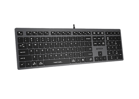 Keyboard A4Tech FX50, 12 Fn keys, Ultra Slim, Low Profile, X-Key Structure, Splash Proof, Silk Print