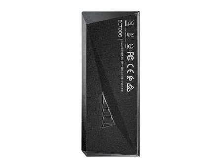 .M.2 SATA /NVMe SSD Enclosure ADATA XPG EC700G USB3.1 Type-C/A, RGB, Slim Durable Aluminum