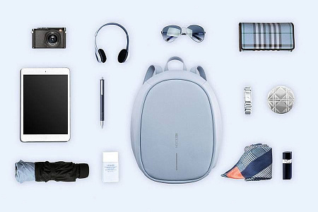 Backpack Bobby Elle, anti-theft, P705.225 for Tablet 9.7" & City Bags, Light Blue