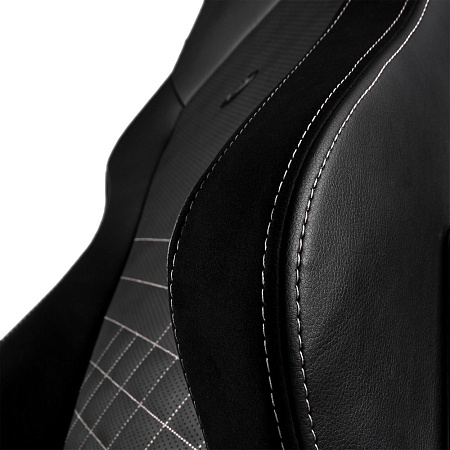 Gaming Chair Noble Hero NBL-HRO-PU-BPW Black/White, User max load up to 150kg / height 165-190cm