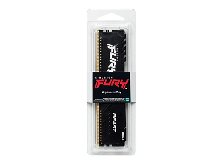 32GB DDR4-3200MHz  Kingston FURY Beast (KF432C16BB/32), CL16-20-20, 1.35V, Black