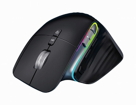 Gaming Wireless Mouse GMB MUSG-RAGNAR-WRX900, 1000-4000 dpi, 9 buttons, RGB, 500mAh, 122g., Black