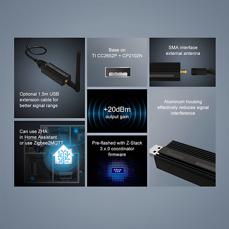Sonoff Zigbee 3.0 USB Dongle Plus ZBDongle-P