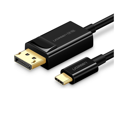 UGREEN Cable Type-C to DisplayPort 4K@30Hz Thunderbolt 3 Compatible 1.5M MM139, Black
