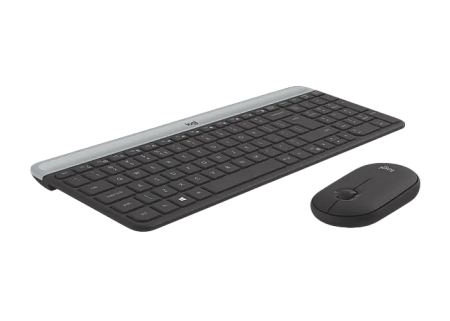 Клавиатура и мышь Logitech MK470, Беспроводное, Чёрный