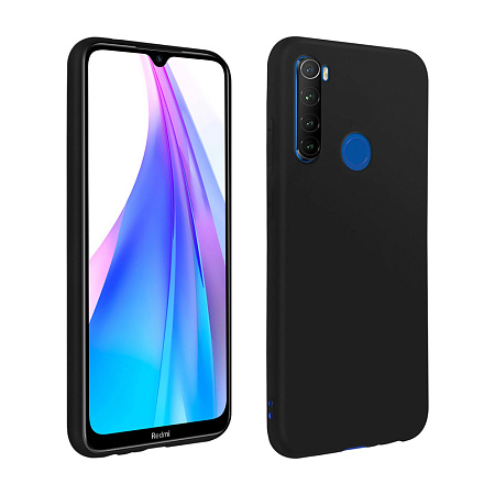 Helmet Case Liquid Silicone Redmi Note 8T, Black