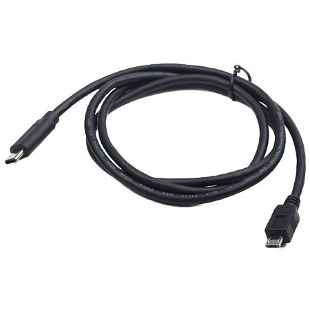 Cable  Type-C/microUSB2.0, CM/BM, 1.0 m, Cablexpert, Black, CCP-USB2-mBMCM-1M