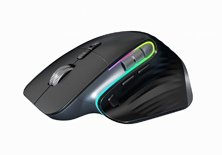 Gaming Wireless Mouse GMB MUSG-RAGNAR-WRX900, 1000-4000 dpi, 9 buttons, RGB, 500mAh, 122g., Black