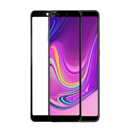 Helmet Diamond Glass 4D Samsung A9 (2018), Black
