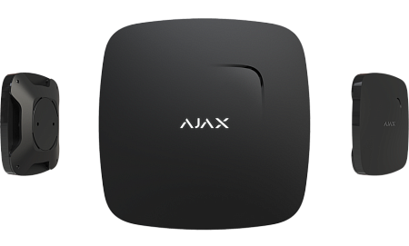 Ajax Wireless Security Fire Detector "FireProtect", Black