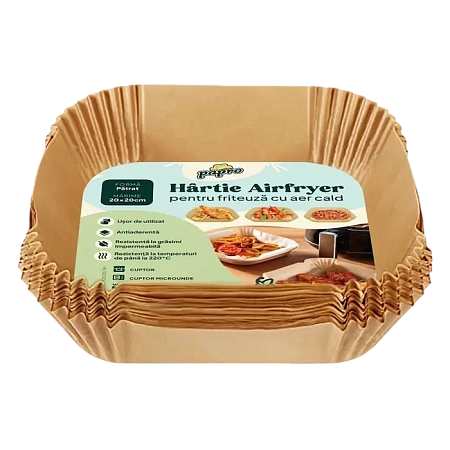 Бумага для выпечки Papro Square Air Fryer Paper, Бежевый