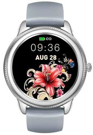  Zeblaze Smart Watch Lily with SPO2, 200mAh, Silver, iphone, xiaomi, samsung, oppo, чехол, стекло