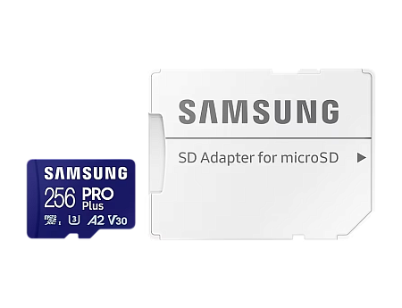 Карта памяти Samsung PRO Plus MicroSD, 256Гб (MB-MD256SA/KR)