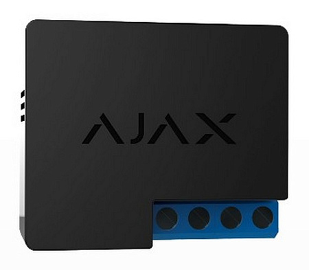 Ajax Wireless Smart Power Relay "WallSwitch", Black, Energy Monitoring, up to 3 kW