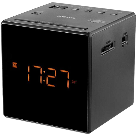 SONY ICF-C1, Black, Clock Radio, AM/FM