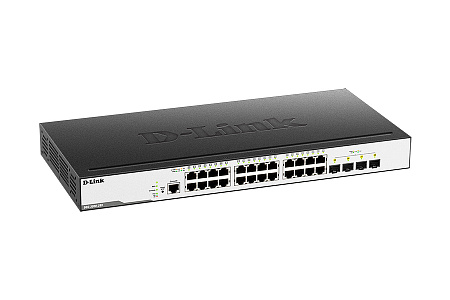 24-port 10/100/1000BASE-T, 4x10GBase-X SFP+ D-Link DGS-3000-28X/B1A
