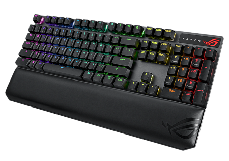 Клавиатура ASUS ROG Strix Scope NX Wireless Deluxe, Беспроводное, Чёрный