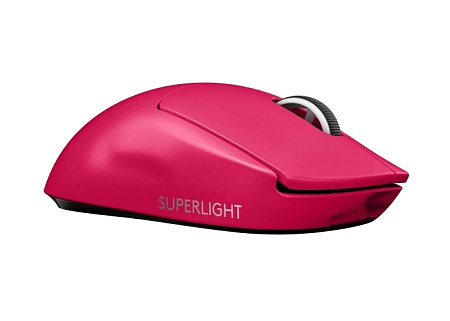 Gaming Wireless Mouse Logitech PRO X Superlight, 25,6k dpi, 5 buttons, 40G, 400IPS, 63g, 1000Hz, 70h