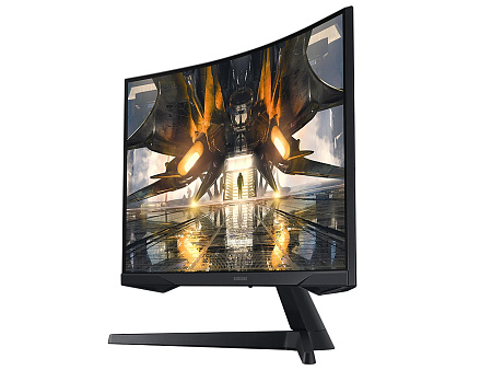 27" SAMSUNG Odyssey G5 S27AG552EI Black, Curved-VA 2560x1440,FreeSync165Hz,1msMPRT,300cd,DP+HDMI