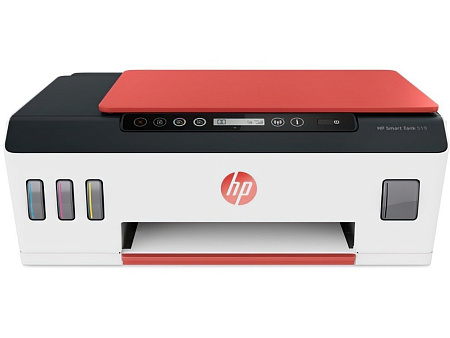 MFD CISS HP Smart Tank 519 Wireless, White/Red/Black, A4, up to 11ppm/5ppm black/color, up to 480