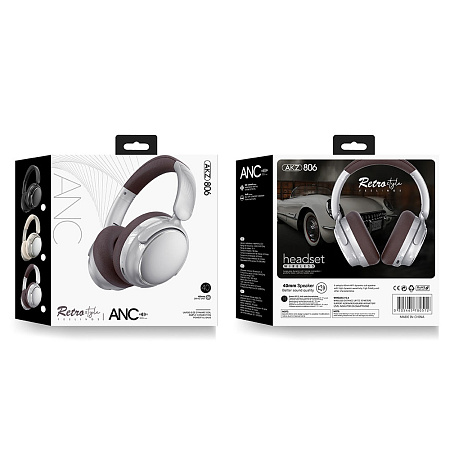 Musen Wireless Headphones over ear ANC-806 (ANC+ENC), Black Musen Wireless Headphones over ear ANC-806 (ANC+ENC), Black