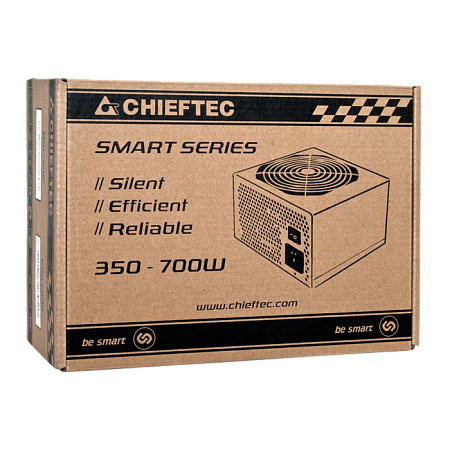Power Supply ATX 700W Chieftec SMART GPS-700A8, 85+, 120mm, Active PFC, Long cables, Black