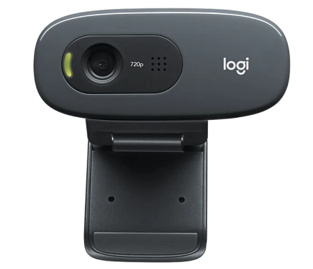 Веб-камера Logitech C270, HD 720p, Серый