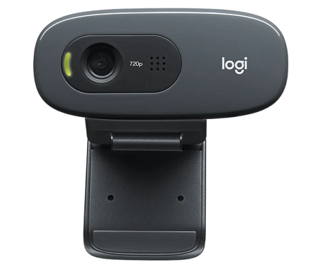 Camera Logitech C270, 720p, 0.9/3 MP, FoV: 60°, Fixed focus, Mono mic, 1.5m 