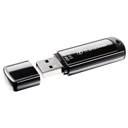 USB Flash накопитель Transcend JetFlash 700, 64Гб, Чёрный