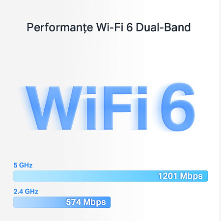 Whole-Home Mesh Dual Band Wi-Fi 6 System MERCUSYS, "Halo H70X(2-pack)", 1800Mbps, MU-MIMO,Gbit Ports