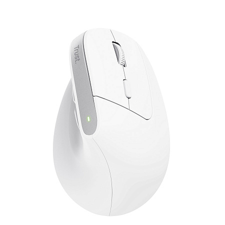 Эргономичная беспроводная мышь Trust Bayo+ / 2.4GHz/ Bluetooth/ White