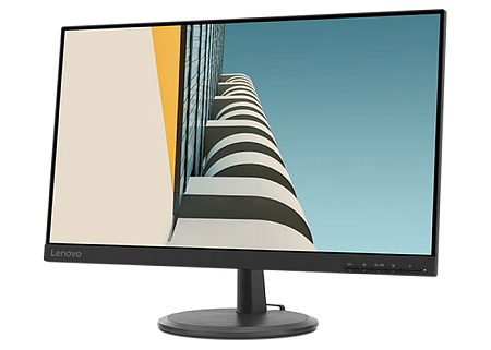 23.8" LENOVO C24-20, Black, VA, 1920x1080, 75Hz, FreeSync, 4ms, 250cd, DCR 3M:1, D-Sub+HDMI+AudioOut
