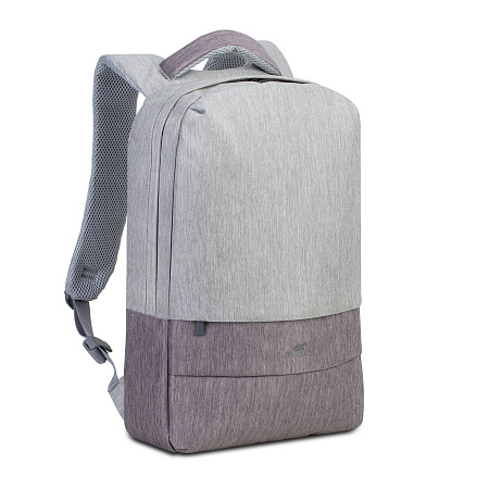 Backpack Rivacase 7562, for Laptop 15,6" & City bags, Gray/Mocha