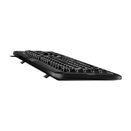 Keyboard Genius KB-118, Classic, Laser-Printed Keycaps, Concave keycap, Spill Resistant, 1.4m, USB, 