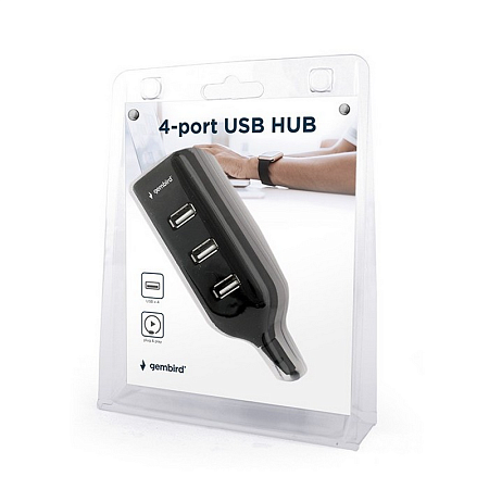 USB 2.0 Hub 4-port Gembird "UHB-CT02", mini size