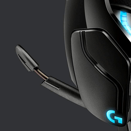 Gaming Headset Logitech G635, 50mm drivers, 20-20000Hz, 39 Ohm,93dB, RGB, 344g, 3.5mm/USB, Black