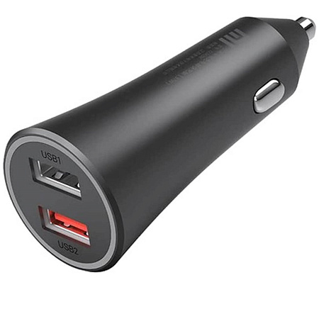 Xiaomi Mi Car Charger 2xUSB 37W, Black