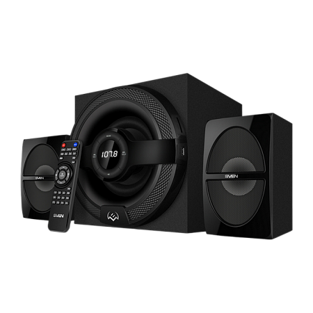 Speakers SVEN "MS-2085" SD-card, USB, FM, remote control, Bluetooth, Black, 60w/30w + 2x15w/2.1 Speakers SVEN "MS-2085" SD-card, USB, FM, remote control, Bluetooth, Black, 60w/30w + 2x15w/2.1