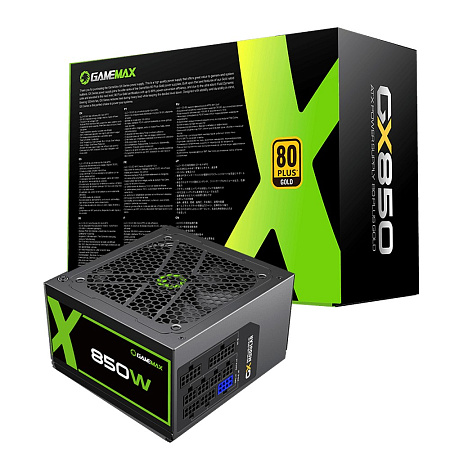Блок питания для компьютеров Gamemax GX-850, 850Вт, ATX
