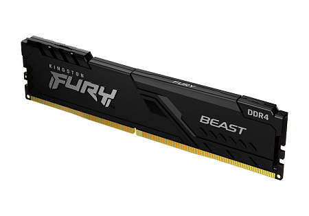 16GB DDR4-3600MHz  Kingston FURY Beast (KF436C18BB/16), CL18-22-22, 1.35V, Intel XMP 2.0, Black