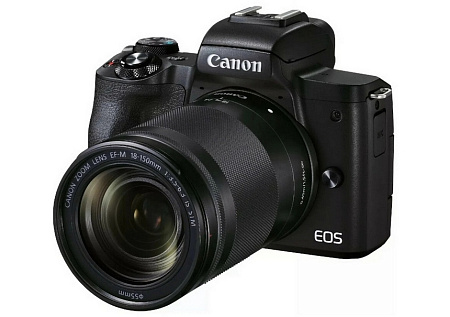 Беззеркальный фотоаппарат Canon EOS M50 Mark II + EF-M 18-150 IS, Чёрный