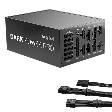 Power Supply ATX 1300W be quiet! DARK POWER PRO 13, 80+ Titanium, 135mm, Active PFC, Full Bridge SR 