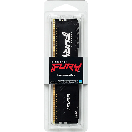16GB DDR4-3200MHz Kingston FURY Beast RGB (KF432C16BB1A/16), CL16-18-18, 1.35V, Intel XMP 2.0, Blk 16GB DDR4-3200MHz Kingston FURY Beast RGB (KF432C16BB1A/16), CL16-18-18, 1.35V, Intel XMP 2.0, Blk