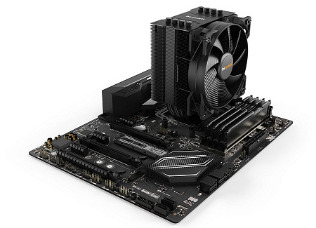 AC be quiet! "Pure Rock 2 Black" (19.1-26,8dBA, 1500RPM, 51.4 CFM, 120mm, PWM, 150W, 4x6 mm, 580g.) 