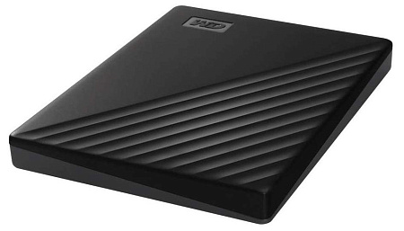 Внешний портативный жесткий диск Western Digital WD My Passport,  2 TB, Чёрный (WDBYVG0020BBK-WESN)