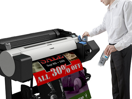 Широкоформатный плоттер Canon imagePROGRAF TM-200, Чёрный