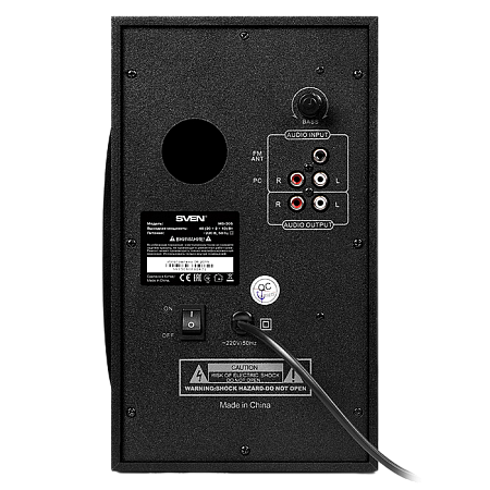 Speakers SVEN "MS-305" Bluetooth, SD-card, USB, FM, Remoute, Black, 40w / 20w + 2x10w / 2.1 Speakers SVEN "MS-305" Bluetooth, SD-card, USB, FM, Remoute, Black, 40w / 20w + 2x10w / 2.1