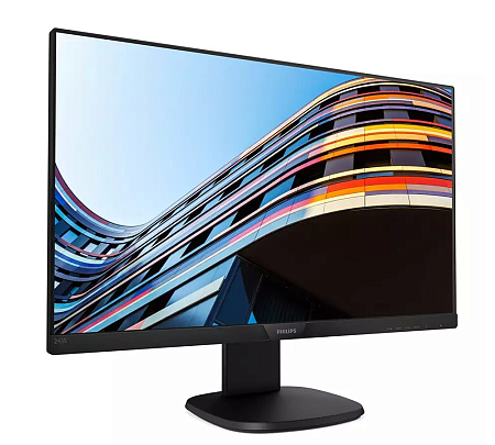 23.8" PHILIPS 243S7EHMB, Black, IPS, 1920x1080, 60Hz, 5ms, 250cd, 20M:1, D-Sub+HDMI, Spkrs,Pivot