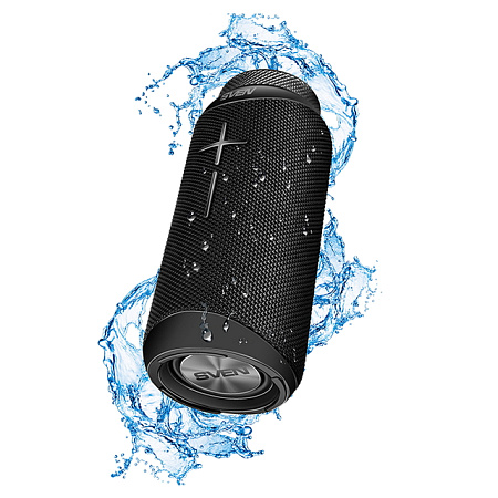 Speakers SVEN "PS-280", Black, 12W, TWS, Bluetooth, FM, USB, microSD, 2400mA*h